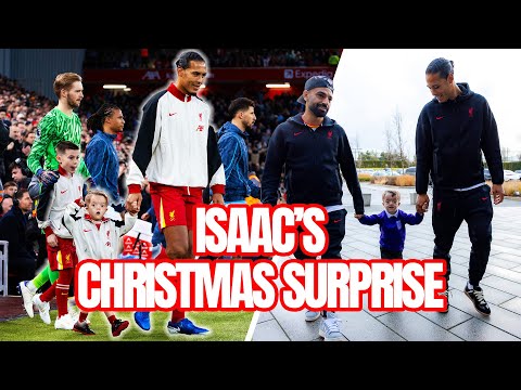 The six-year-old singing Kopite that captured our hearts | Van Dijk &amp; Salah meet Isaac