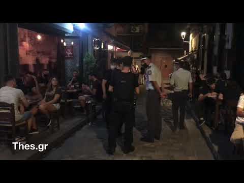 Έλεγχος από αστυνομικές αρχές. Τα μαγαζιά άδειασαν σε πέντε λεπτά Θεσσαλονίκη lockdown