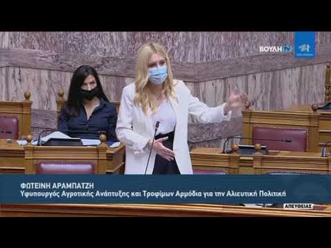 Απάντηση Φ.Αραμπατζή σε Επίκαιρη για τα μέτρα στήριξης στους πληγέντες από τον παγετό (ii 18/6/21)