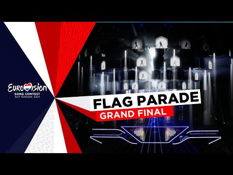 The Flag Parade - Grand Final - Eurovision Song Contest 2021