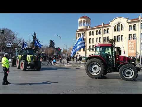 Κινητοποιήσεις αγροτών Θεσσαλονίκη